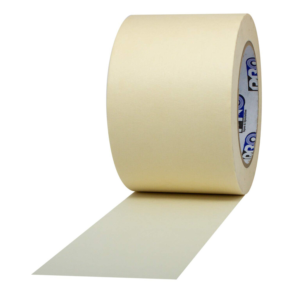 Protapes Pro 795 Crepe Paper General Purpose Masking Tape 60 Yds Length X 3"""" Width Tan (Pack Of 1) 840178006301