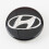 Hyundai HYUNDAI Vritable 52960-3X500 Ensemble de capuchon de moyeu de roue 5,8 cm 2
