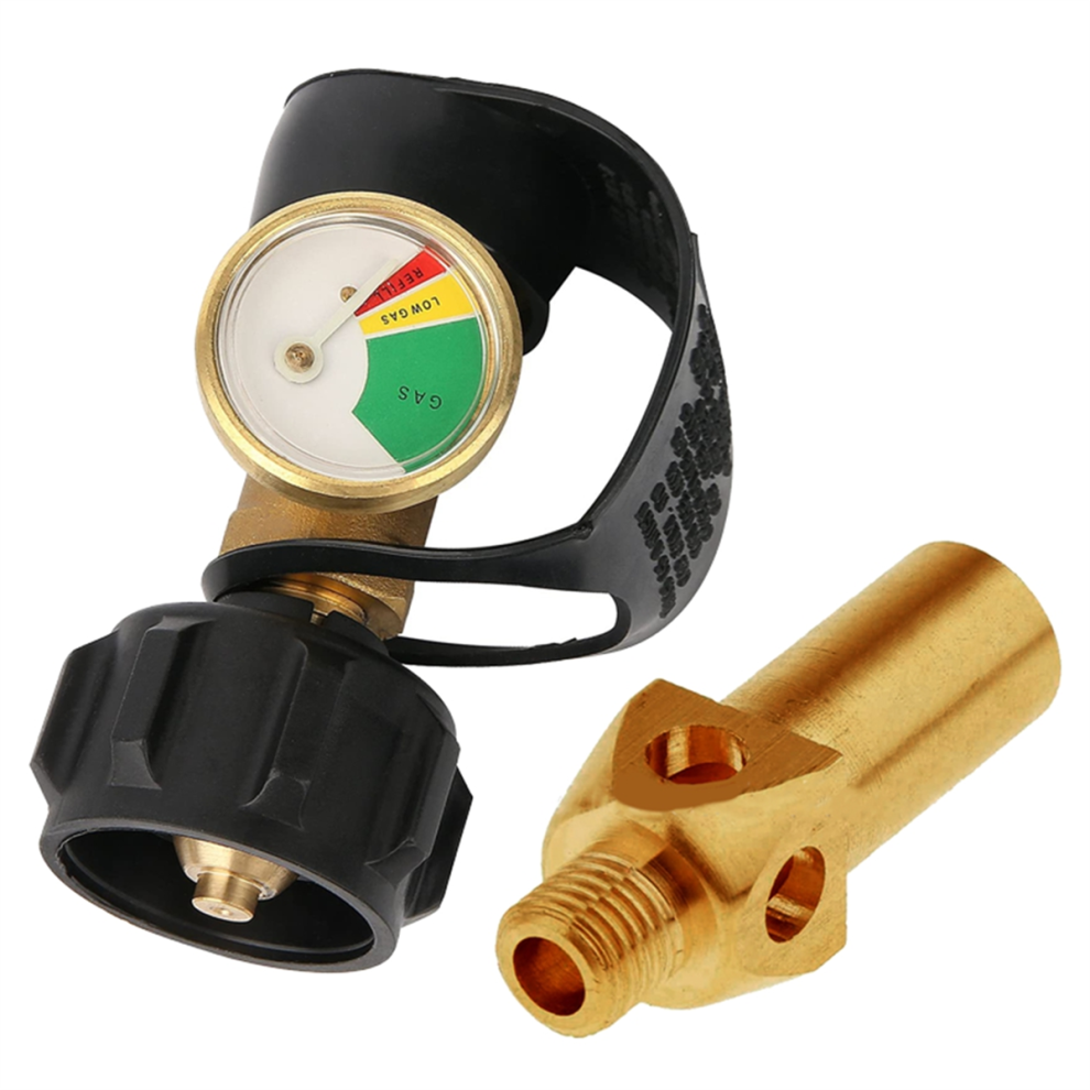Propane Tank Gauge Level Indicator, Leak Detector, Gas Pressure Meter 4853252336863