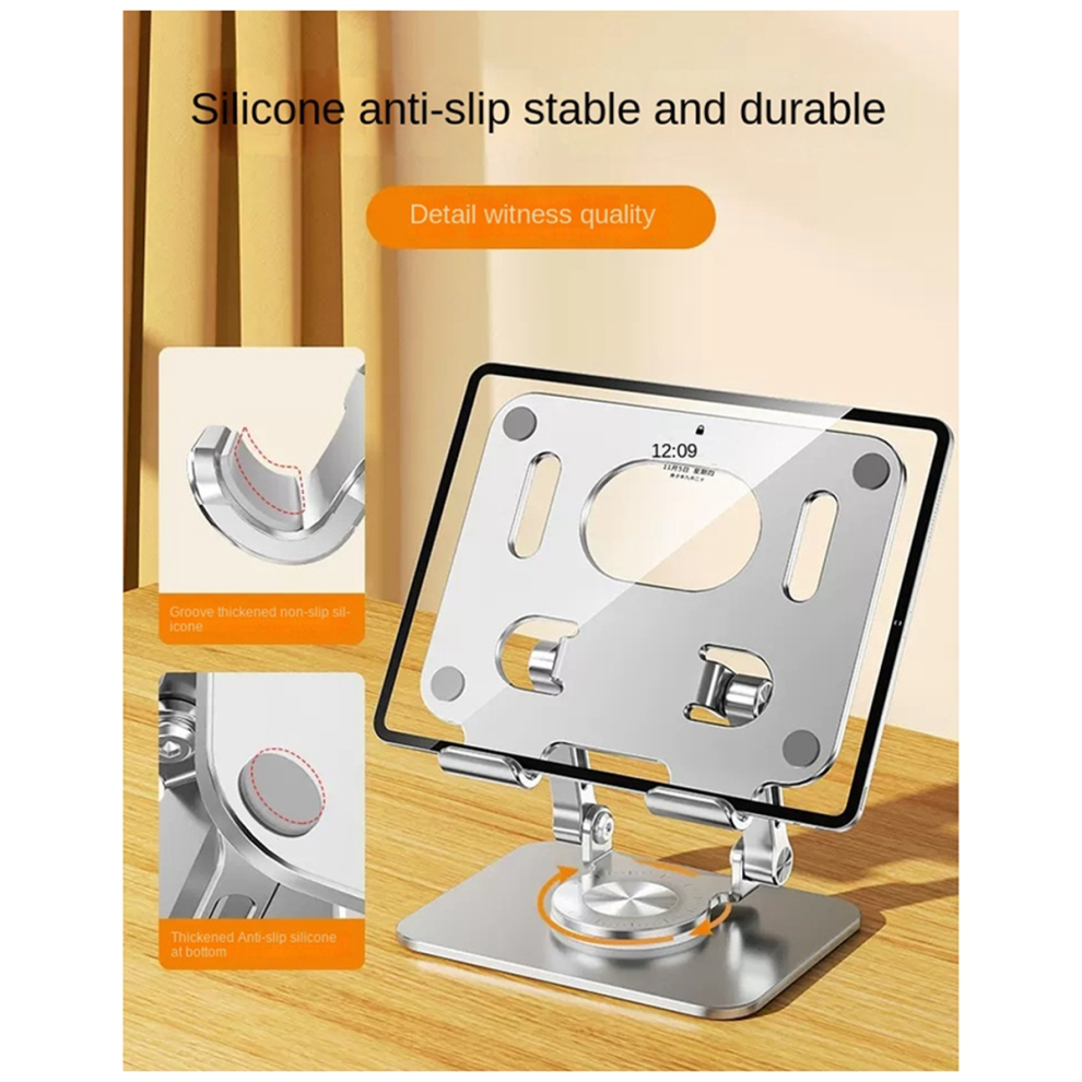 360 Rotation Tablet Holder Stand Grey 4853252348361
