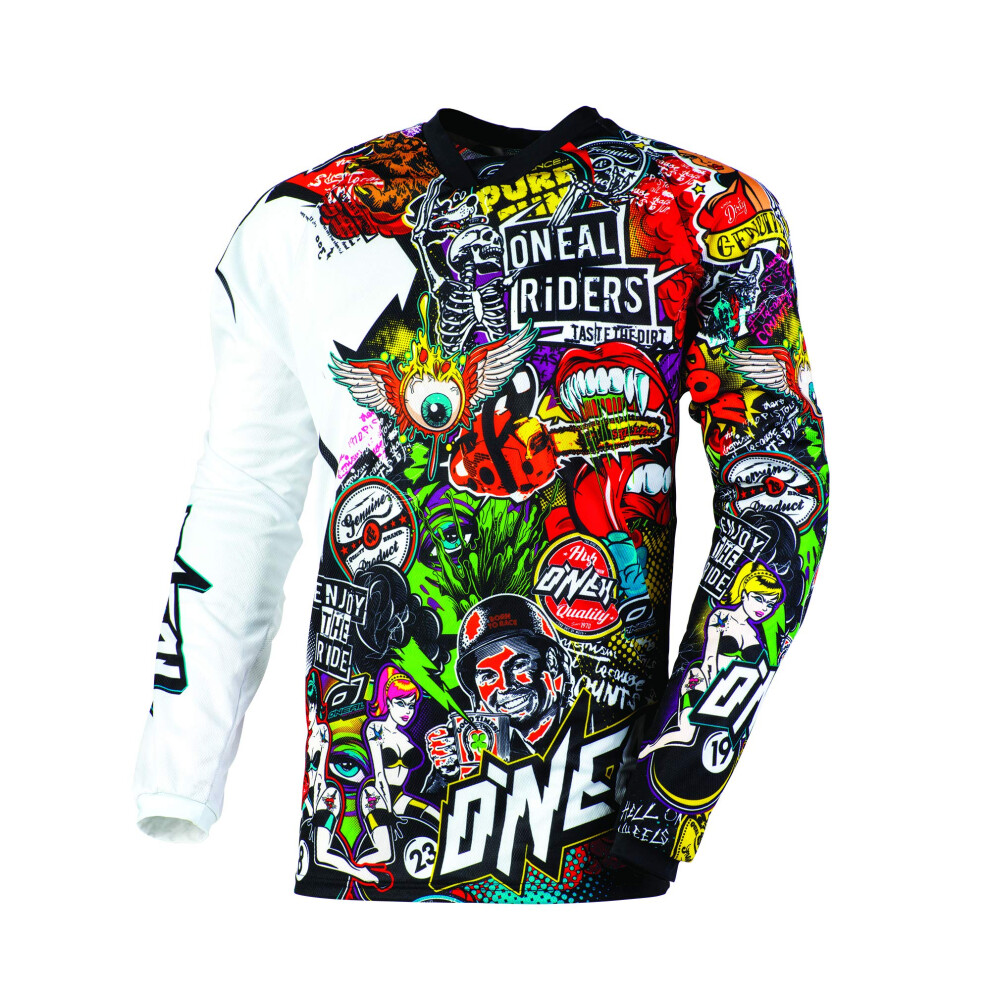 O'neal 0023-103 Mayhem Crank Men's Jersey (Black/Multi Medium) Black 842346134281