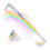2Pcs Clear Triangular Prism,6&1In Lengths Optical Prisms for Teaching 1