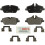 Bosch BOSCH BE1308H Blue Semi-Metallic Disc Brake Pad Set with Hardware - Compatible with Select Mini Cooper; FRONT 1
