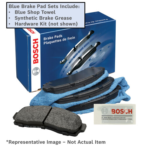 Bosch BOSCH BE1308H Blue Semi-Metallic Disc Brake Pad Set with Hardware - Compatible with Select Mini Cooper; FRONT 2