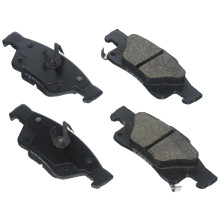 BOSCH BE1498H Blue Ceramic skivbromsbelggset med hrdvara - kompatibel med Select Dodge Durango; Jeep Grand Cherokee Grand Cherokee WK; BAK