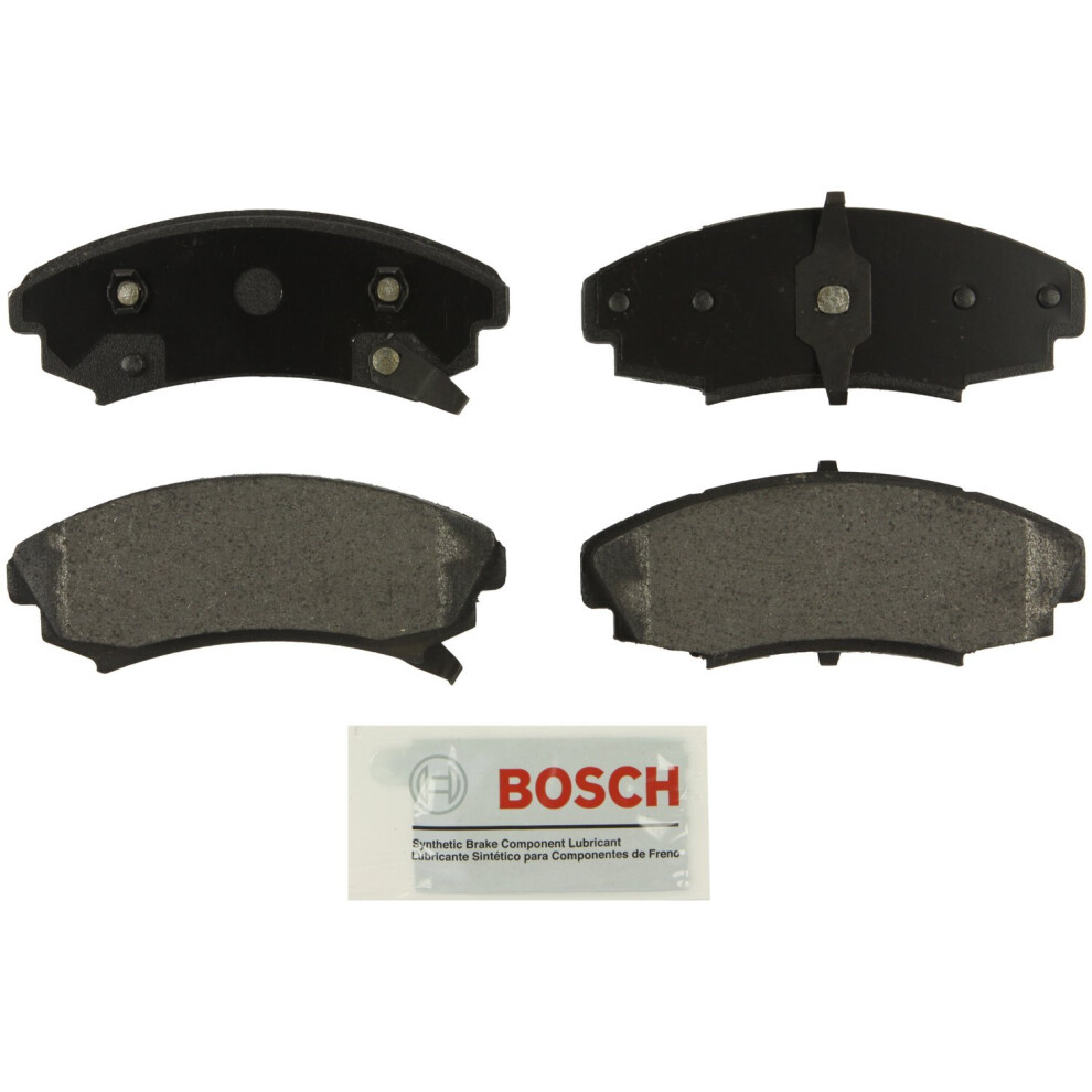 Bosch Be315 Disc Brake Pad Set - Compatible With Select Buick Reatta Riviera; Cadillac Allante Eldorado Seville; Oldsmobile Toronado; Front Blue 077212005987