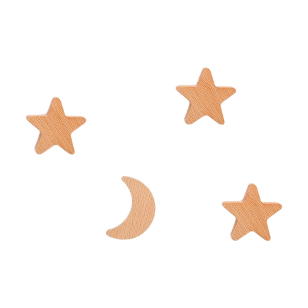 Nordic Solid Wood Wall Hook Free Perforated Porch C-image-OPC-PJY8TTF-NEW