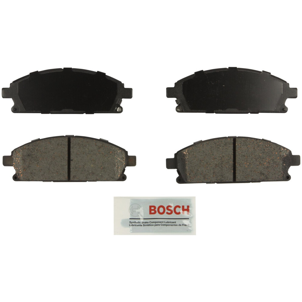 Bosch Be691 Ceramic Disc Brake Pad Set - Compatible With Select Infiniti Q45 Qx4; Nissan Pathfinder X-Trail; Front Blue 077212008148