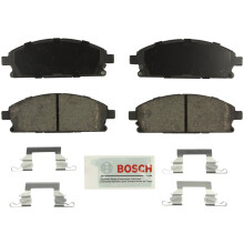 BOSCH BE691H Blue Ceramic Skivbromsbelggssats med hrdvara - Kompatibel med Select Infiniti Q45 QX4; Nissan Pathfinder X-Trail; FRMRE