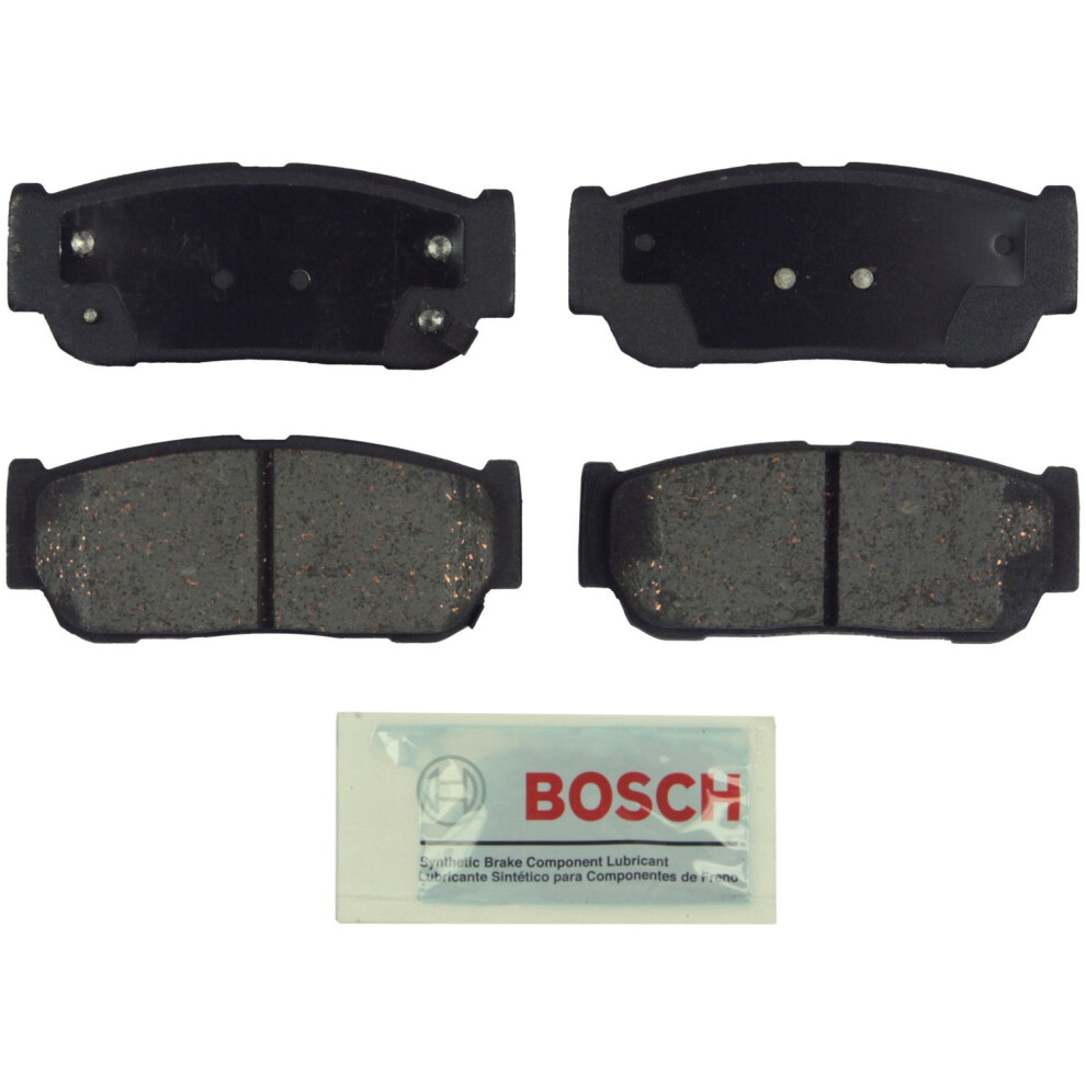 Bosch Be954 Ceramic Disc Brake Pad Set - Compatible With Select Hyundai Entourage; Kia Sedona Sorento; Rear Blue 077212013913