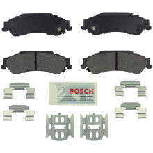 BOSCH BE729H bl keramisk skivbromsbelggset med hrdvara - kompatibel med utvalda Chevrolet Blazer S10; GMC Jimmy Sonoma; Isuzu Hombre; Oldsmobi