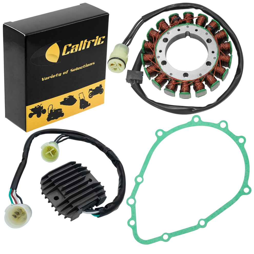 Caltric Stator Regulator Gasket Compatible With Kawasaki Ninja 600 Zzr600 Zz-R600 Zx600-J 2005-2008 888552334510