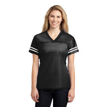 SPORT-TEK Dmsk PosiCharge Replika Jersey LST307 Cern/Bl mal