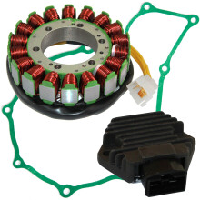Caltric Stator- und Reglerdichtung, kompatibel mit Honda Vt750Cd2 Vt-750Cd2 Shadow Ace 1998–2000