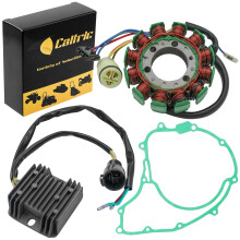 Junta do estator e regulador Caltric compatvel com Honda Trx300 Trx-300 Fourtrax 300 1993-2000