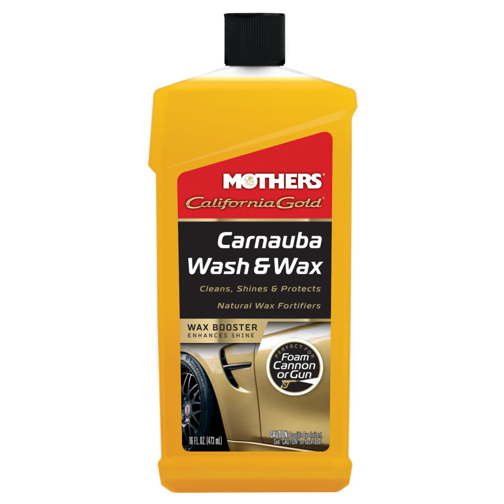Mothers 05676 California Gold Carnauba Wash & Wax 16 fl. oz.