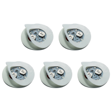 5PCS LED Coaster Luminous Bottle Stickers Lights Lamps H