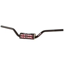 Renthal 609-01-BK Fatbar Schwarzer 1-1/8"" Aluminiumlenker