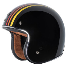 TORC T5005SE24 unisex-volwassen cruiser-motorfietsen T50 Route 66 open helm grafisch groot (glanzend zwart 1978