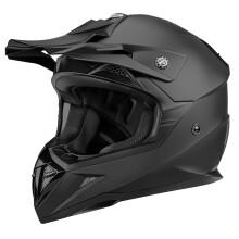 YEMA Volwassenen Crossmotorhelmen Geventileerde motorcross ATV Dirtbike Offroad BMX MX-helmen DOT goedgekeurde motorhelmen YM-915 (zwart klein)