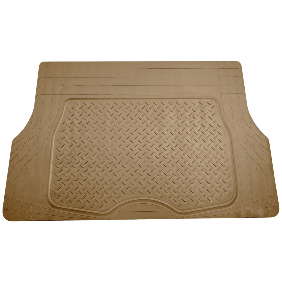Fh Group F16401 Climaproof For All Weather Protection Universal Fit Premium Quality Trimmable Tan Automotive Cargo Mat/Trunk Liner Fits Mo Beige 816352022474