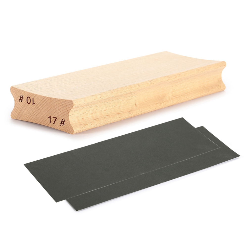 10 &17 Dual-Purpose Guitar Fretboard Radius Sanding Block 4852154364387