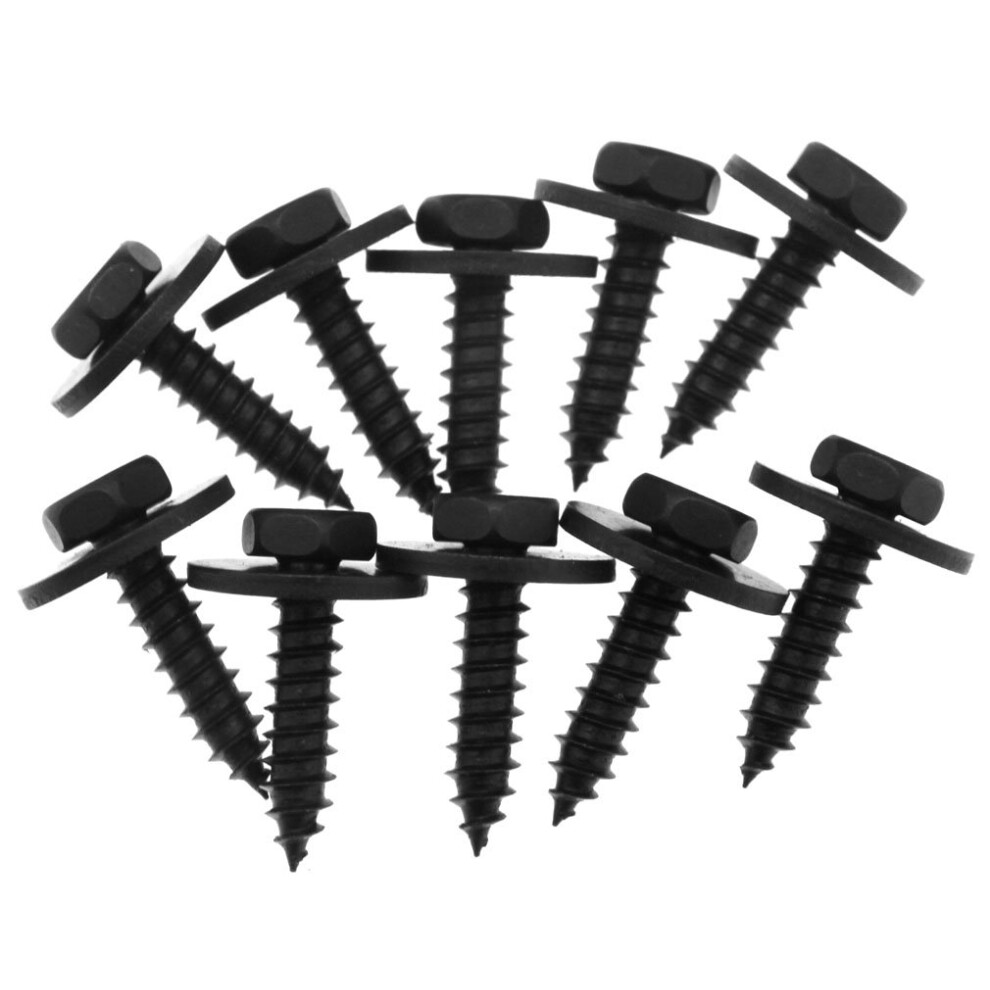 10Pcs Steel Tapper Screw For Bumpers Engine Shields Splash Guard 702921710135