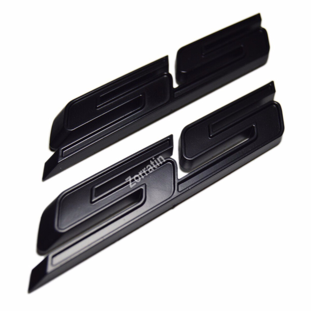 Small Ss Logo Grill Side Trunk Lid Sport Performance Exterior Trim Emblem Badge Decal With Preadhesive For Chevrolet Chevy Camaro Impala Corvette 623478459820