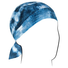 Zanheadgear Road Hog Flydanna Cotton Blue Tie Dye