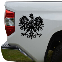 Rosie Decals Polnisches Adler-Emblem, gestanzter Vinyl-Aufkleber fr Auto, LKW, Motorrad, Fenster, Stostange, Wanddekoration, Gre: 25 cm (10 Zoll)