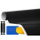 3M 1080 Satin Black Air-Release Vinyl Wrap Roll Inklusive Toolkit (1ft x 5ft) 1