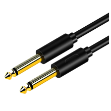 6,5 mm Klinken-Audiokabel, PVC, 6,35 Klinkenstecker auf Stecker, Aux-Kabel, 5 Meter