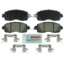 BOSCH BE1650H bl keramisk skivbromsbelggset med hrdvara - kompatibel med utvalda Nissan Altima Leaf; FRMRE