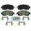 Bosch BOSCH BE1650H Blue Ceramic Disc Brake Pad Set With Hardware - Compatible With Select Nissan Altima Leaf; FRONT 1