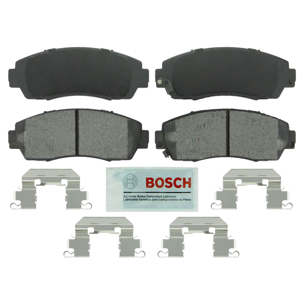Bosch Be1089h Blue Semi-Metallic Disc Brake Pad Set With Hardware - Compatible With Select Acura Rdx; Honda Accord Crosstour Crosstour Cr-V Odysse