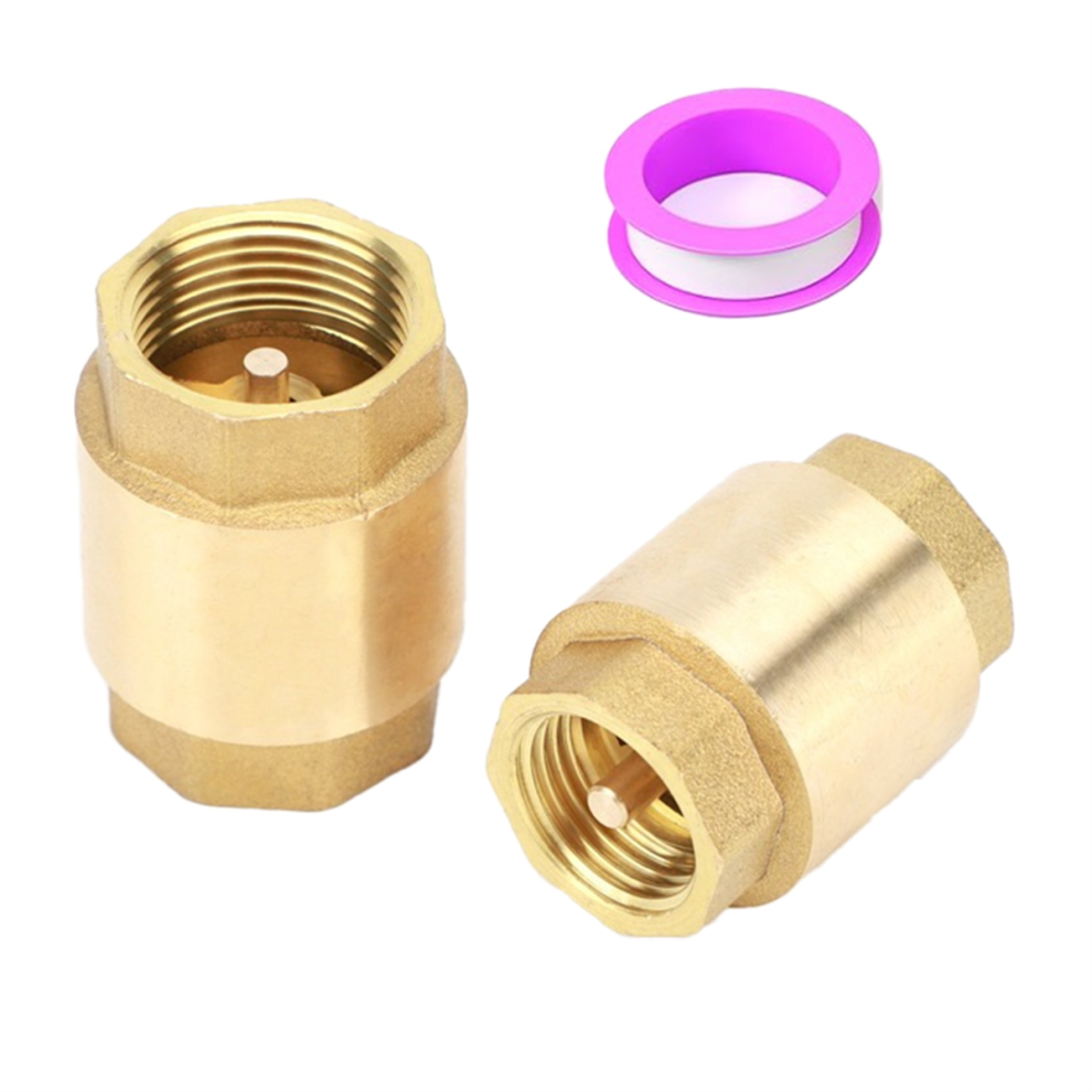2Pcs 3/4 Inch Npt Female Thread Spring Check Valve 4852154302594
