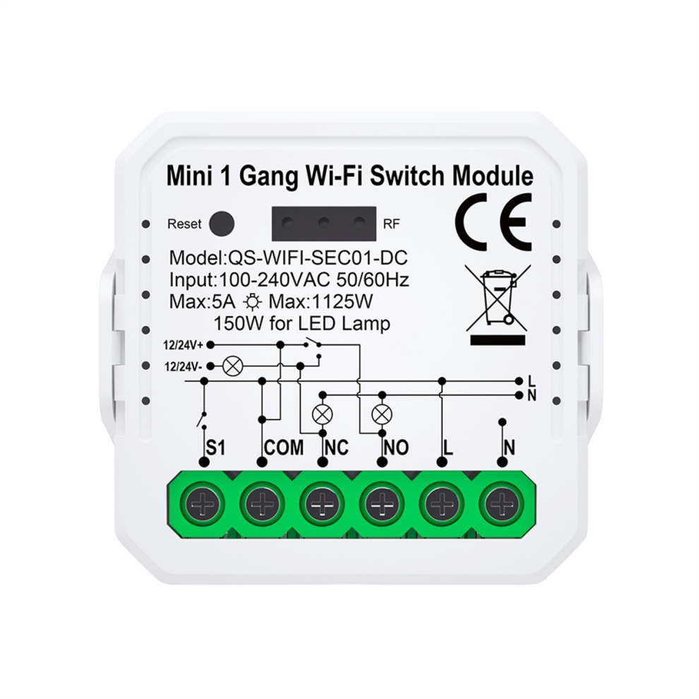 Tuya Wifi Smart Switch Module With Remote Control Smart Home 4852154366602