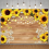 Sunflower Backdrop Photography Cloth 210x150cm 3