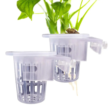2Pcs Hängen Aquarium Anlage Halter Einstellbare Fisch Tank Pflanzer Tassen