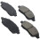 Bosch BOSCH BE1592H Blue Ceramic Disc Brake Pad Set With Hardware - Compatible With Select Nissan Versa Versa Note; FRONT 1