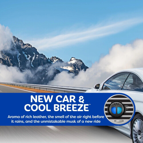 Refresh Your Car! E300877700 Dual Scent Mini Diffusers New Car/Cool Breeze Scent 2
