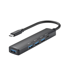 5-in-1-USB-Dockingstation, USB-Hub, PD, 100 W, 4 K, 30 Hz, USB 3.0, Typ-C-Hub
