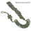 Sicherheitsseil, elastisches Schlüsselanhänger-Lanyard, Khaki 6