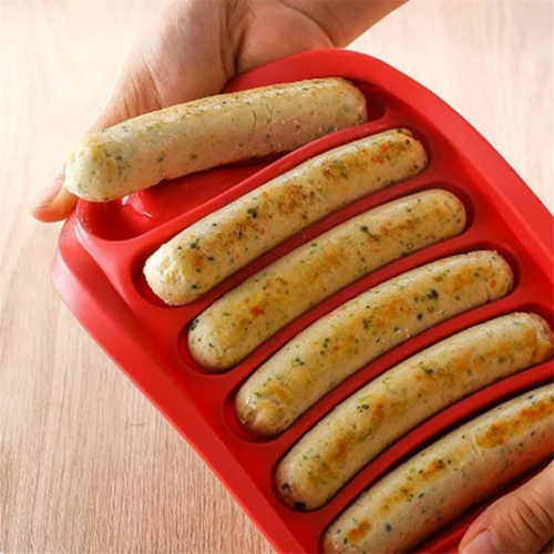 Silikon Wurst Maker Form DIY handgemachte Hamburger Hot Dog Form 2