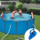 Schwimmbadrohrhalterung, mit Seilen Grau 8