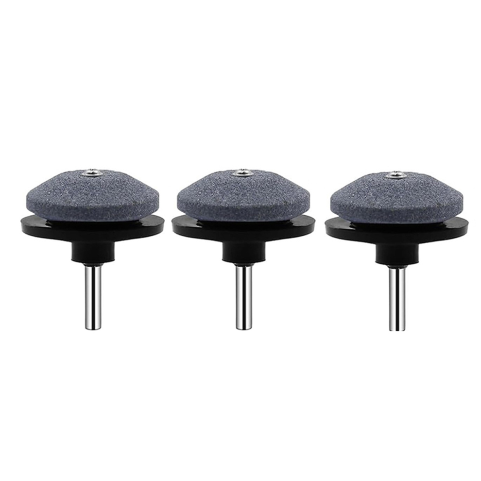 3Pcs Lawnmower Dull Blade Sharpener, Lawn Mower Blade Sharpener Black 4853609509292