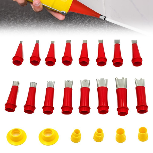 Universal Integrated Rubber Nozzle Tool Kit, Caulking Tool Kit 2