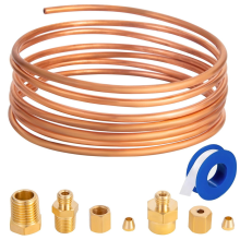 72inch Oil Pressure Gauge Tubing Kit,Set of Copper Tube