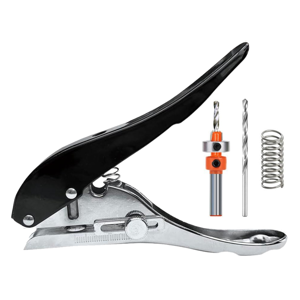 Portable Hole Punch Tool, Single Hole Puncher For Id Card 8Mm 4854137592213