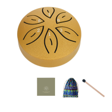 Orff Instruments Crafts Mini-Hohltrommel, 7,6 cm, 6 Töne, Gold